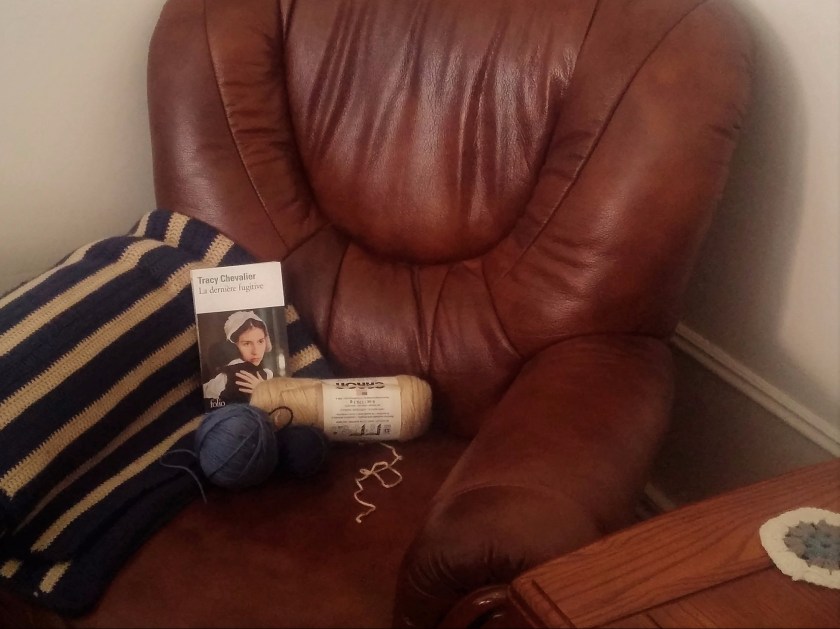 Le fil rouge; Le fil rouge lit; Bibliothérapie; Littérature; Lecture; Livres; Les livres qui font du bien; La dernière fugitive; Tracy Chevalier; Courtepointe; Quaker; Amérique; Littérature américaine