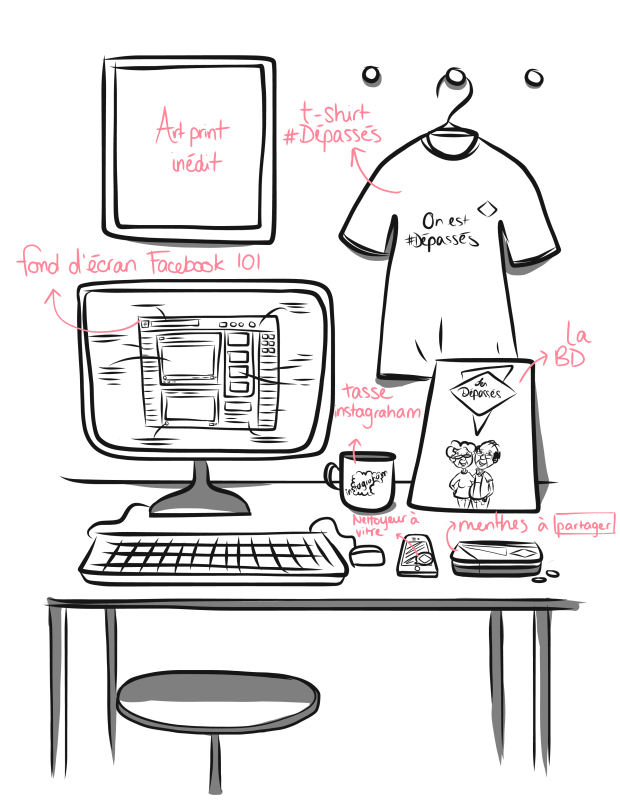 Les dépassés, Séverine Dumais, Bernard Fortin, Gamet Productions, bande dessinée, roman graphique, websérie, sociofinancement, Gilbert, Henriette, couple, technologie, techno, lecture, littérature, québécois, livres, les livres qui font du bien, bibliothérapie, le fil rouge, le fil rouge lit, on est dépassés, hashtag, livre québécois,