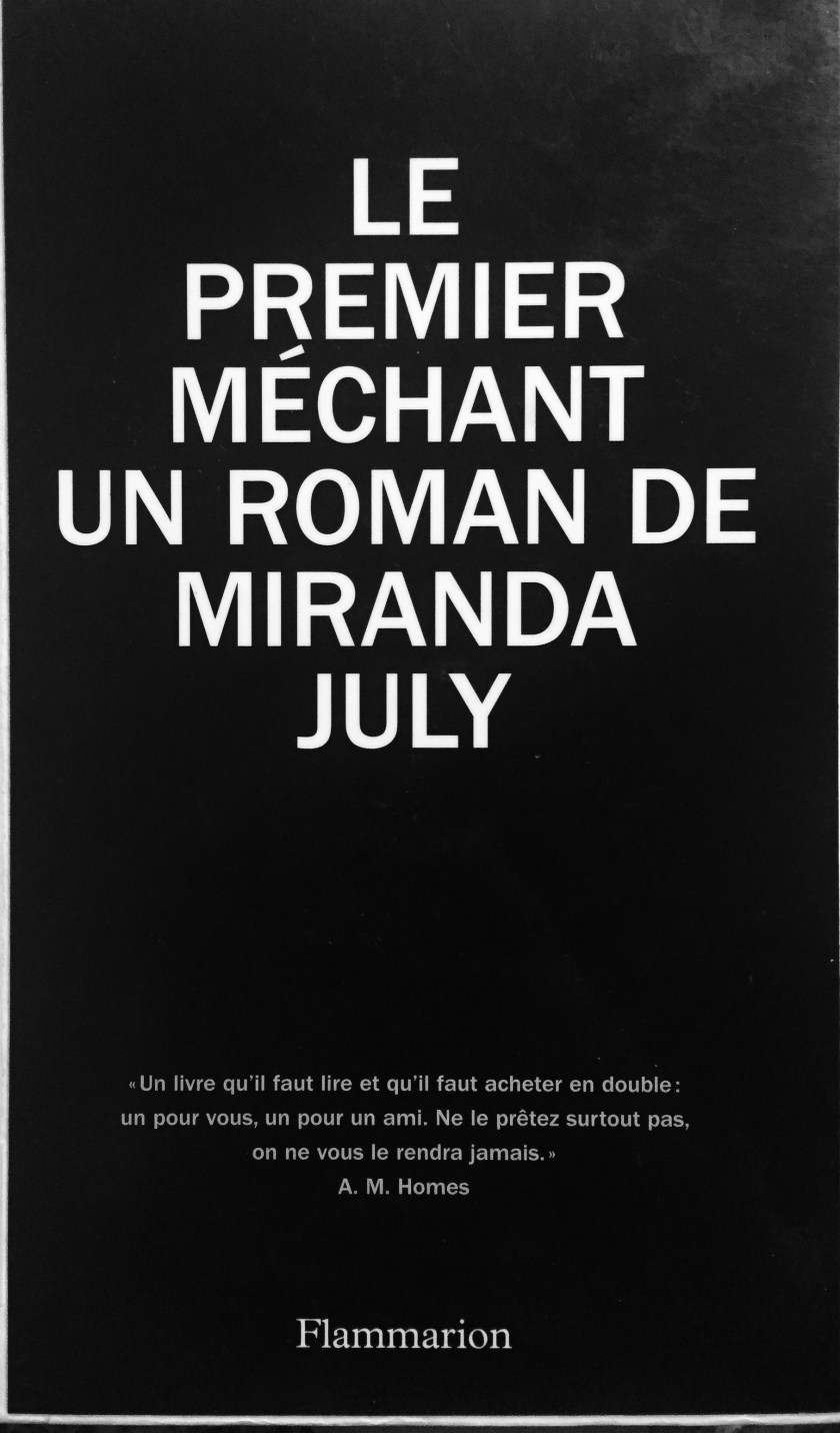 Miranda July, Le fil rouge, bibliothérapie, le premier méchant, flammarion