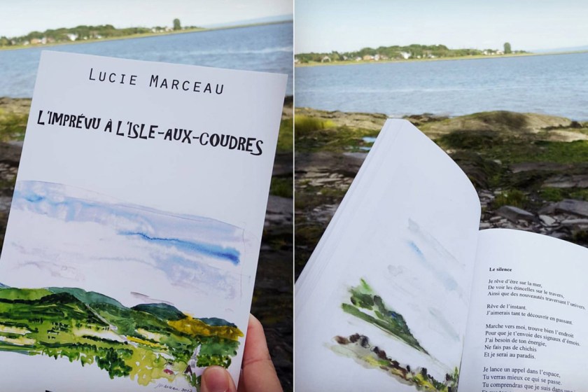 Bibliothérapie, C'est de la faute des livres, L'Isle-aux-Coudres, poésie, Le fil rouge, le fil rouge lit, lecture, lire et voyager, livres, livres qui font du bien, plaisir de lire, rituels de voyage, voyages