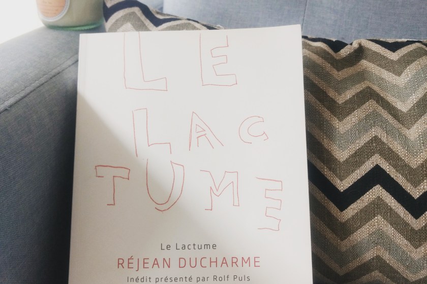 Le fil rouge le fil rouge lit bibliothérapie littérature lecture livres les livres qui font du bien Le Lactume Réjean Ducharme les Éditions du passage