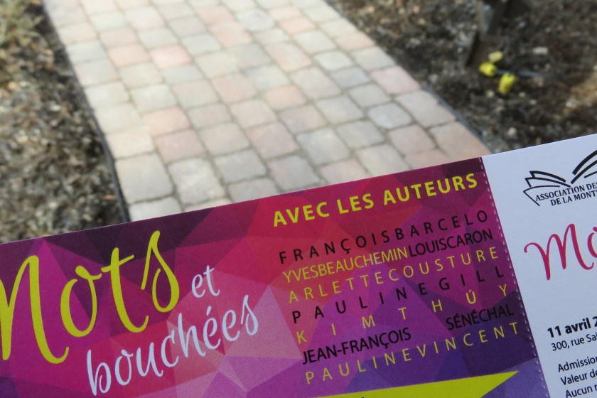 motsetbouchées leslivresquifontdubien lefilrouge lefilrougelit lecture littérature livres Autourdeslivres MaisondelaculturedeLongueuil associationdesauteursdelaMontérégie PaulineGill PaulineVincent KimThuy FrançoisBarcelo YvesBeauchemin Jean-FrançoisSénéchal ArletteCousture