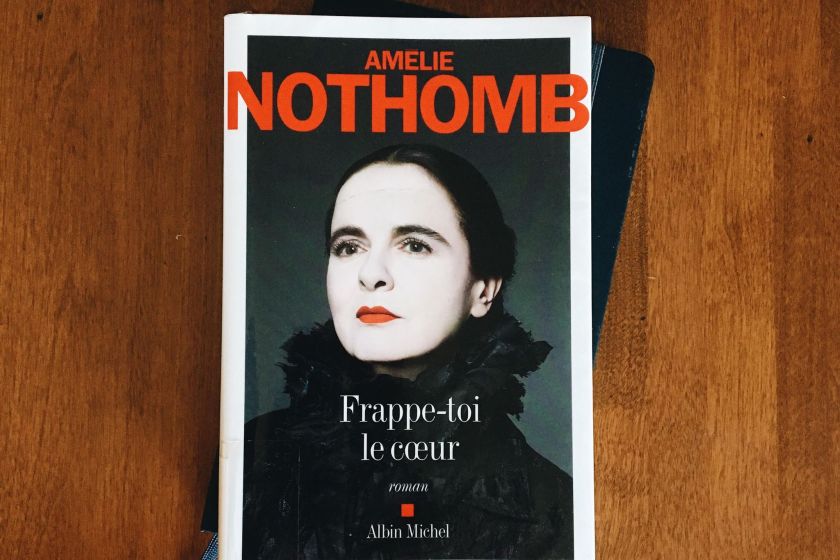 Albin Michel, Amélie Nothomb, Bibliothérapie, Le fil rouge, Le fil rouge lit, les livres qui font du bien, littérature, littéraire, lecture, littérature étrangère, littérature belge, livre, jalousie, Frappe-toi le coeur