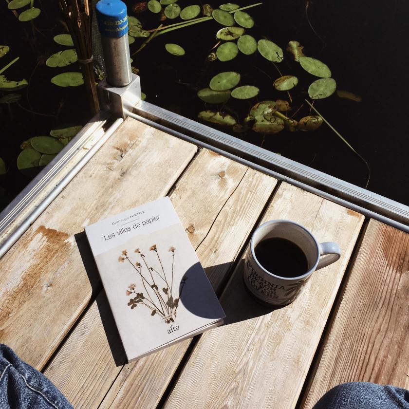 le fil rouge, le fil rouge lit, bibliothérapie, littérature, lecture, livres, les livres qui font du bien, les villes de papier, Dominique Fortier, éditions alto, littérature québécoise, Emily Dickinson, poésie, poète américaine,