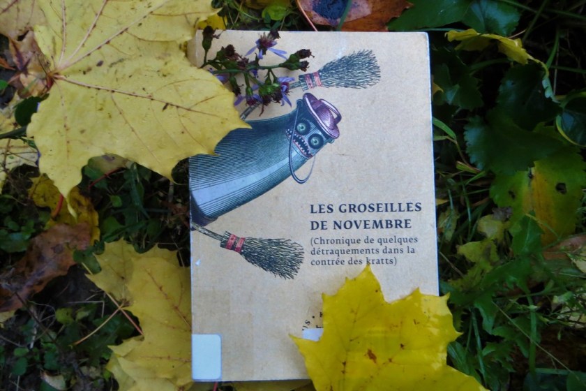 Bibliothérapie, le fil rouge lit, lecture, littérature, livres, livres qui font du bien, littérature estonienne, Estonie, Les groseilles de novembre, Andrus Kivirähk, Le tripode, mythologie, folklore.