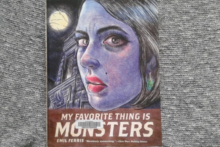 le fil rouge, le fil rouge lit, bibliothérapie, littérature, lecture, livres, livres qui font du bien, Moi ce que j'aime c'est les monstres, Emil Ferris, Éditions Alto, Fantagraphics, roman graphique, Deuxième Guerre mondiale, enquête, monstres,