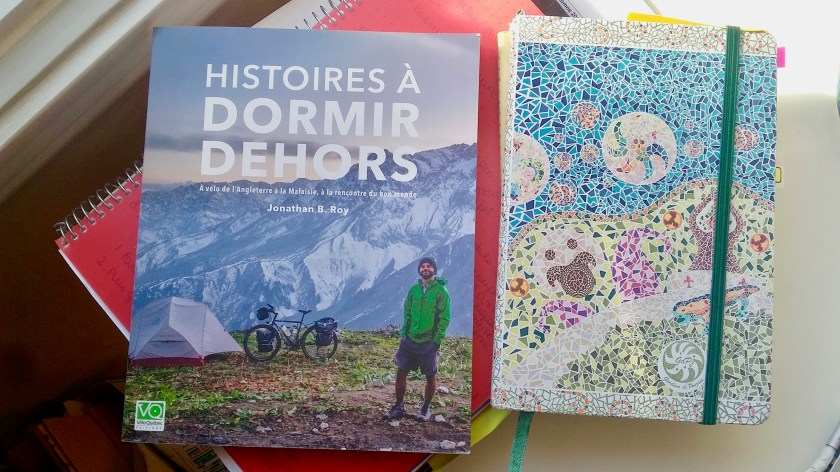 Le fil rouge, Le fil rouge lit, #Lefilrouge, #Lefilrougelit, livres, bibliothérapie, littérature, récit de voyage, Histoires à dormir debout, Jonathan B. Roy, Voyages, aventures, Vélo-Québec, Vélo, Québec