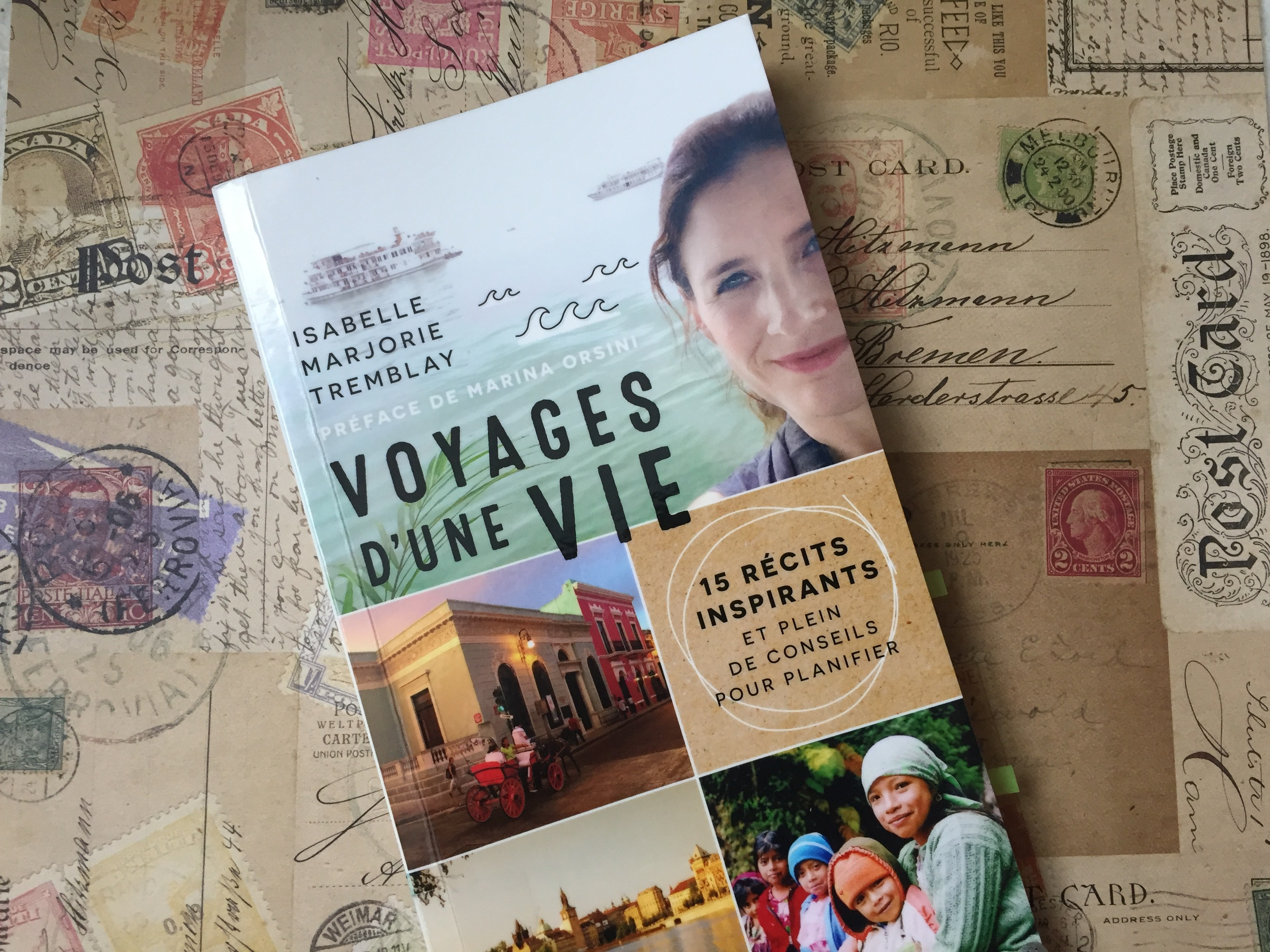 Voyages d'une vie, Isabelle Marjorie Tremblay, Le fil rouge, le fil rouge lit, bibliothérapie, littérature, les livres qui font du bien, littérature québécoise, livre de voyage, récit de voyages