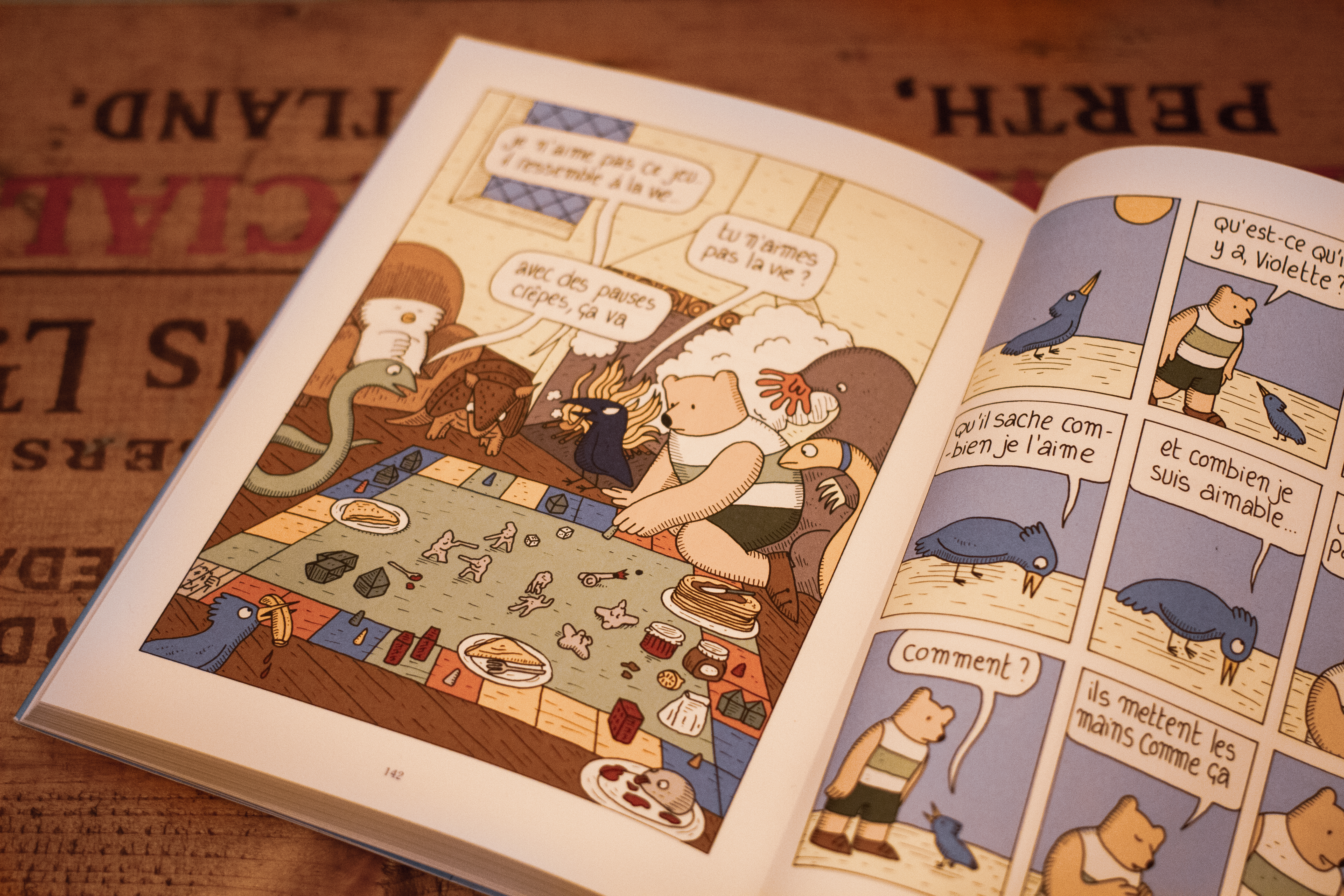 Le fil rouge; le fil rouge lit; bibliothérapie; littérature; lecture; livres; les livres qui font du bien; Tulipe; Les voyages de Tulipe; Sophie Guerrive; éditions 2024; bande dessinée; BD; comic strip; strip; philosophie; poésie