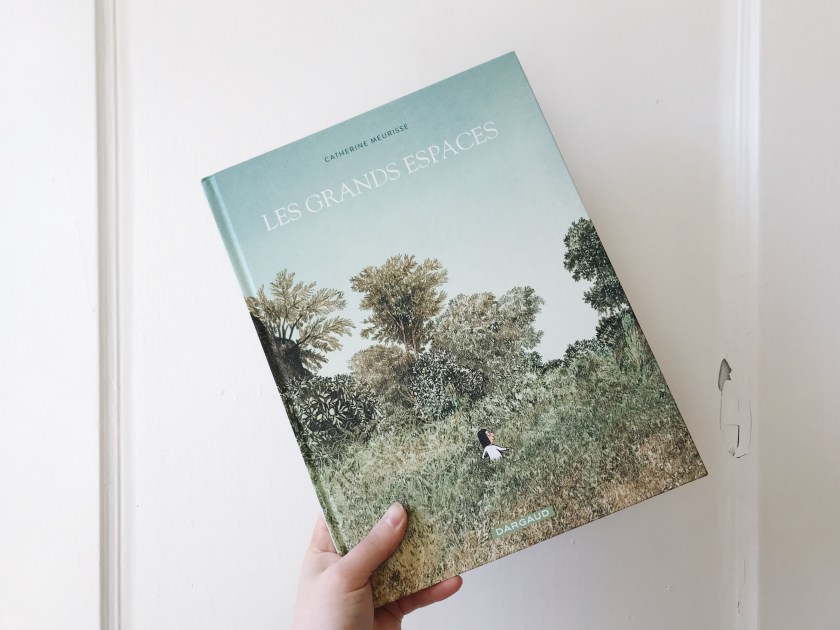 Le fil rouge; le fil rouge lit; bibliothérapie; littérature; lecture; livres; les livres qui font du bien; bande dessinée; BD; les grands espaces; Catherine Meurisse; campagne; nature; enfance; Dargaud